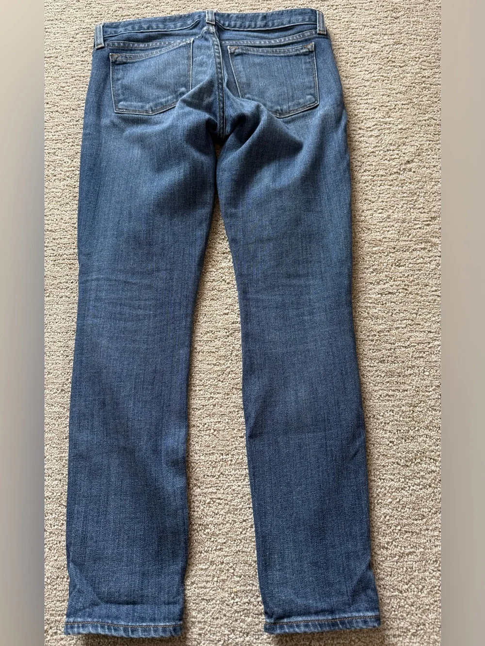 J. Crew Blue Denim Jeans with Copper Details